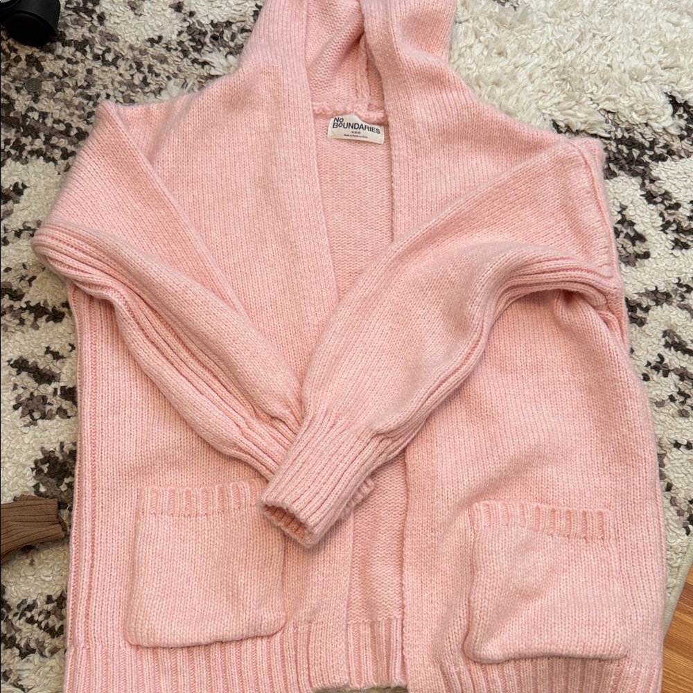 Pink Women's Cardigan Sweater
